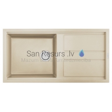 ELLECI akmens masas virtuves izlietne BEST 480 Champagne 100x51 cm