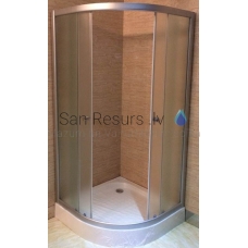 Dušas durvis ET-8204 RFCH, 900x900 mm bez paliktņa