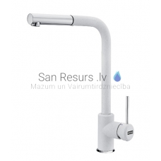 FRANKE kitchen faucet (Chrome/White) SIRIUS