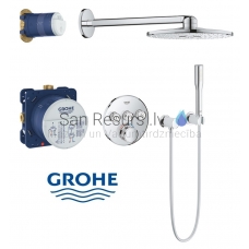 GROHE built-in thermostatic mixer with shower set SmartControl Perfect Rainshower 310