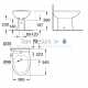 GROHE bidē BauCeramic