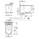 GROHE WC нижняя часть туалета Essence Rimless (универсальный выход) без крышкой