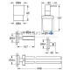 GROHE комплект аксессуаров Essentials New Master 4 in 1 (Хром)