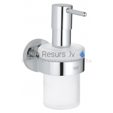 GROHE дозатор для жидкого мыла с держателем Essentials New (Хром)