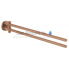 GROHE двойной держатель полотенец Essentials New (Brushed Warm Sunset)