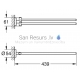 GROHE dvigubas rankšluosčių laikiklis Essentials New (Hard Graphite)