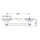GROHE dvieļu stienis Essentials New 600mm (Cool Sunrise)