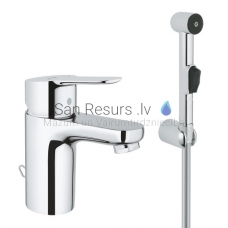 GROHE kriauklės maišytuvas su su higieniniu dušu BauEdge