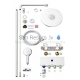 GROHE душевая система с термостатом SmartControl EUPHORIA Duo 310 (хром/белый)
