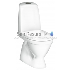 Gustavsberg WC унитаз 1500 Nautic Hygienic Flush C+ 2/4l (вертикальный выход) с крышкой Soft Close