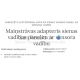 Gustavsberg AC adapteris - jutikliu valdomas sienos valdymo pultas