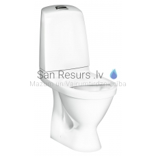 Gustavsberg WC унитаз 1510 Nautic Hygienic Flush 4l (горизонтальный выход) без крышкой