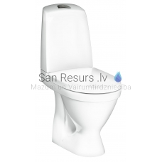 Gustavsberg WC унитаз 1510 Nautic Hygienic Flush C+ 2/4l (горизонтальный выход) с крышкой Soft Close