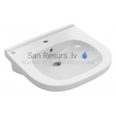 Gustavsberg kriauklė Care 4G19-60 610x550 (su perpildymu)