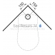 Gustavsberg WC унитаз 1591 Nautic Hygienic Flush 4l (вертикальный выход) с стандартной крышкой