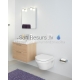 Gustavsberg WC pakabinamas tualetas 5G84 Hygienic Flush su Soft Close klozeto dangčiu