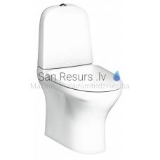 Gustavsberg WC унитаз 8300 Estetic C+ 2/4l (горизонтальный выход) с крышкой Soft Close
