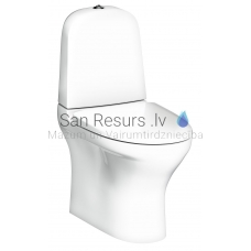 Gustavsberg WC унитаз 8300 Estetic C+ 2/4l (горизонтальный выход) с крышкой Soft Close