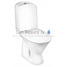 Gustavsberg WC унитаз 3510 Nordic3 3/6l (горизонтальный выход) с стандартной крышкой