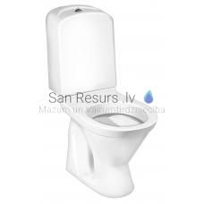 Gustavsberg WC унитаз 3510 Nordic3 3/6l (горизонтальный выход) без крышкой