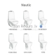 Gustavsberg Nautic/Nautic Hygienic Flush крыжка унитаза жесткая
