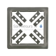 HACO Metalinės revizinės durelės NVD 150 x 150
