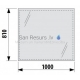 JIKA Veidrodis Clear 100x81