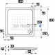 DEEP душевой поддон 80x80x6.3 cm, drop-in