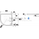 Душевой поддон из акрила Deep 80x80