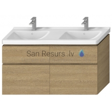 Bathroom vanity unit CUBITO-N 130, without washbasin, chaoa, four drawers