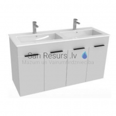 Cube spintelė su praustuvu,1200x430 mm, h=607 mm, 4D