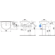 Раковина Lyra Plus, 650x520 мм, белая