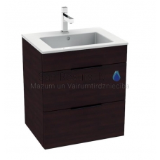 Cube spintelė su praustuvu, dark oak