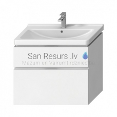 Bathroom vanity unit CUBITO-N 85, without washbasin, white, two drawers