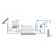 JOULE vandens šildytuvas HORIZONTAL SOLAR INOX 1W 150 litrų (3kW 1F) horizontalus