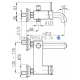 KFA bathtub faucet BRYLANT