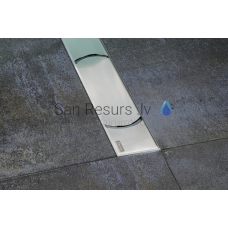 Ravak Chrome dušas notekkanāls no nerūsējošā tērauda 750 mm