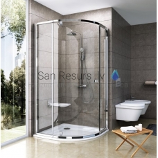 Ravak душевая кабина Pivot PSKK3  80 черный + прозрачное стекло
