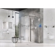 Ravak W SET-100 Wall/Corner juodas stiklo tvirtinimo detalės
