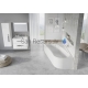 RAVAK asimetriskā akrila vanna Chrome 160x105 L/R