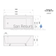 PAA SILKSTONE vanna INFINITY 1795x795x620