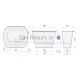 PAA SILKSTONE vanna DECO RIM GRAPHITE 1660x810x630
