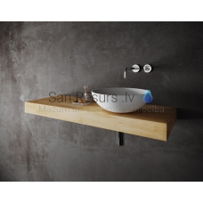 PAA plaukts zem izlietnes SOLID 1200X450X95