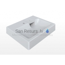 POLYCER izlietne virs veļas mašīnas COMPACTINO 600x500x125