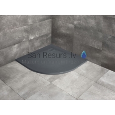 RADAWAY akmens masas dušas paliktnis KYNTOS A Anthracite  80x 80x3