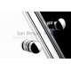 RADAWAY dušas kabīne CLASSIC A 185x80x80 Chrome + caurspīdīgs stikls