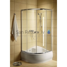 RADAWAY dušas kabīne CLASSIC A 170x80x80 Balts + caurspīdīgs stikls