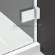 RADAWAY šoninė siena EUPHORIA WALK-IN V5 200x 80 Chromas + skaidrus stiklas