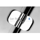 RADAWAY vonios siena TORRENTA PND 150x121 Chromas + Graphite stiklas L/R