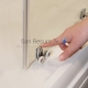 Ravak shower enclosure Blix Slim BLSRV2K  80 black + Transparent